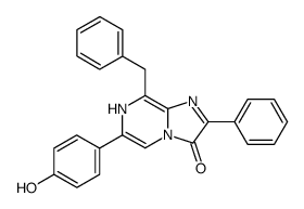 8-benzyl-6-hydroxyphenyl-2-phenylimidazo<1,2-a>pyrazin-3-one Structure