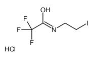 2,2,2-trifluoro-N-(2-iodoethyl)acetamide,hydrochloride Structure
