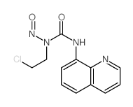 Urea,N-(2-chloroethyl)-N-nitroso-N'-8-quinolinyl- picture