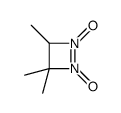 3,3,4-trimethyl-2-oxidodiazetidin-1-ium 1-oxide结构式