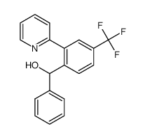 phenyl(2-(pyridin-2-yl)-4-(trifluoromethyl)phenyl)methanol结构式
