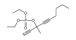 2-cyanooct-3-yn-2-yl diethyl phosphate结构式