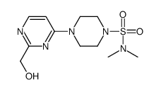 4-[2-(hydroxymethyl)pyrimidin-4-yl]-N,N-dimethylpiperazine-1-sulfonamide Structure