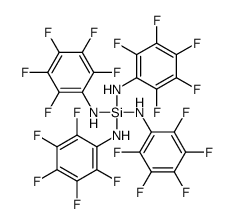 2,3,4,5,6-pentafluoro-N-tris(2,3,4,5,6-pentafluoroanilino)silylaniline Structure