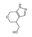 (1,4,5,7-tetrahydropyrano[3,4-c]pyrazol-4-yl)methanol结构式