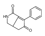 4-phenyl-1,2,6,6a-tetrahydrocyclopenta[c]pyrrole-3,5-dione结构式