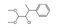 2-chloro-3-phenylbutyraldehyde dimethyl acetal Structure