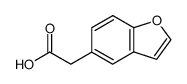 2-(Benzofuran-5-yl)acetic Acid structure