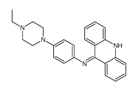 N-[4-(4-ethylpiperazin-1-yl)phenyl]acridin-9-amine结构式