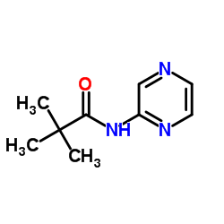 2,2-dimethyl-N-2-pyrazinylPropanamide structure