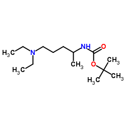 2-Methyl-2-propanyl [5-(diethylamino)-2-pentanyl]carbamate Structure