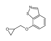 7-(oxiran-2-ylmethoxy)-1,2-benzothiazole结构式