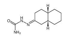 (+-)-2-Semicarbazono-cis-decalin结构式