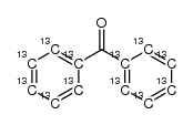 [sym-Dodeca-(13)C]benzophenone Structure