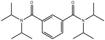 1,3-BenzenedicarboxaMide, N,N,N',N'-tetrakis(1-Methylethyl)- Structure