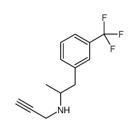 α-Methyl-N-(2-propynyl)-m-(trifluoromethyl)benzeneethanamine结构式