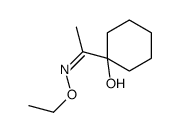 Ethanone, 1-(1-hydroxycyclohexyl)-, O-ethyloxime结构式