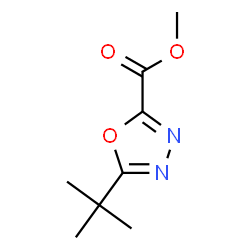 5-叔丁基-1,3,4-恶二唑-2-羧酸甲酯结构式