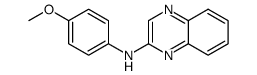 N-(2-quinoxalinyl)-4-aminoanisole Structure
