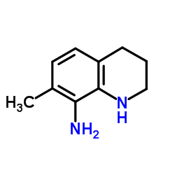 7-Methyl-1,2,3,4-tetrahydro-8-quinolinamine Structure