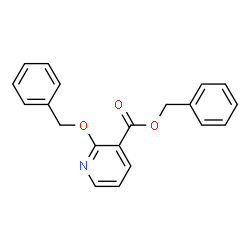 2-(Phenylmethoxy)-3-pyridinecarboxylic acid phenylmethyl ester structure