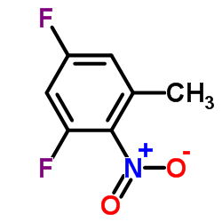 1,5-Difluoro-3-methyl-2-nitrobenzene structure
