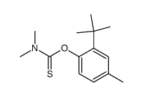 O-(4-Methyl-2-tert.-butyl-phenyl)-dimethylthiocarbaminat结构式