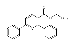 2, 6-diphenyl-3-pyridinecarboxylic acid ethyl ester picture