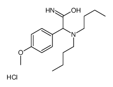 2-(dibutylamino)-2-(4-methoxyphenyl)acetamide,hydrochloride Structure