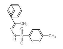 Benzenesulfonic acid,4-methyl-, 2-(1-methyl-3-phenyl-2-propen-1-ylidene)hydrazide结构式