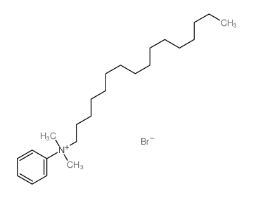 hexadecyl-dimethyl-phenyl-azanium Structure