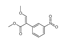 3-methoxy-2-(3-nitrophenyl)-propenoic acid methyl ester结构式