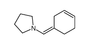 1-(3-Cyclohexen-1-ylidenemethyl)pyrrolidine结构式