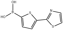 5-(Thiazol-2-yl)thiophene-2-boronic acid结构式