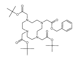 1,4,7,10-Tetraazacyclododecane-1,4,7,10-tetraacetic acid, tris(1,1-dimethylethyl) phenylmethyl ester picture