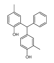 2-[(4-hydroxy-3-methylphenyl)-phenylmethyl]-4-methylphenol结构式