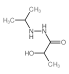 Lactic acid, 2-isopropylhydrazide结构式