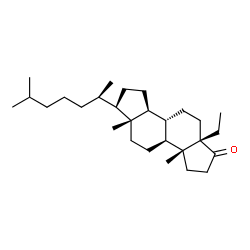 5-Ethyl-A-nor-5β-cholestan-3-one结构式
