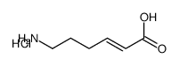(E)-6-Aminohex-2-enoic Acid Hydrochloride Structure