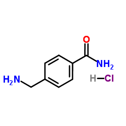 4-(Aminomethyl)benzamide hydrochloride (1:1) Structure