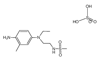 N-[2-(N-ethyl-4-amino-3-methyl-anilino)-ethyl]-methanesulfonamide, sulfate Structure