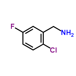 2-Chloro-5-fluorobenzylamine Structure