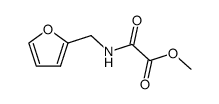 methyl 2-((furan-2-ylmethyl)amino)-2-oxoacetate结构式