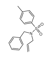 N-allyl-N-benzyl-4-methylbenzenesulfonamide Structure