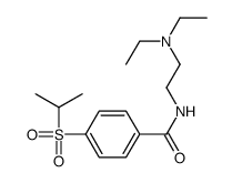 N-[2-(Diethylamino)ethyl]-p-(isopropylsulfonyl)benzamide Structure