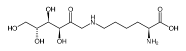 Fructosyl-lysine Structure