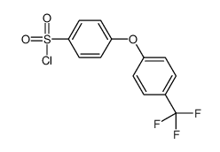 (4-[4-(三氟甲基)苯氧基]苯基)磺酰氯结构式