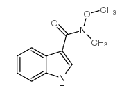 N-Methoxy-N-methyl-1H-indole-3-carboxamide structure