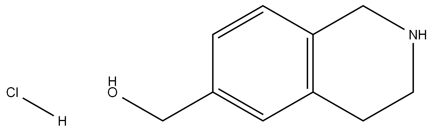 (1,2,3,4-tetrahydroisoquinolin-6-yl)methanol hydrochloride* structure