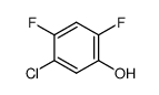 Phenol,5-chloro-2,4-difluoro-结构式